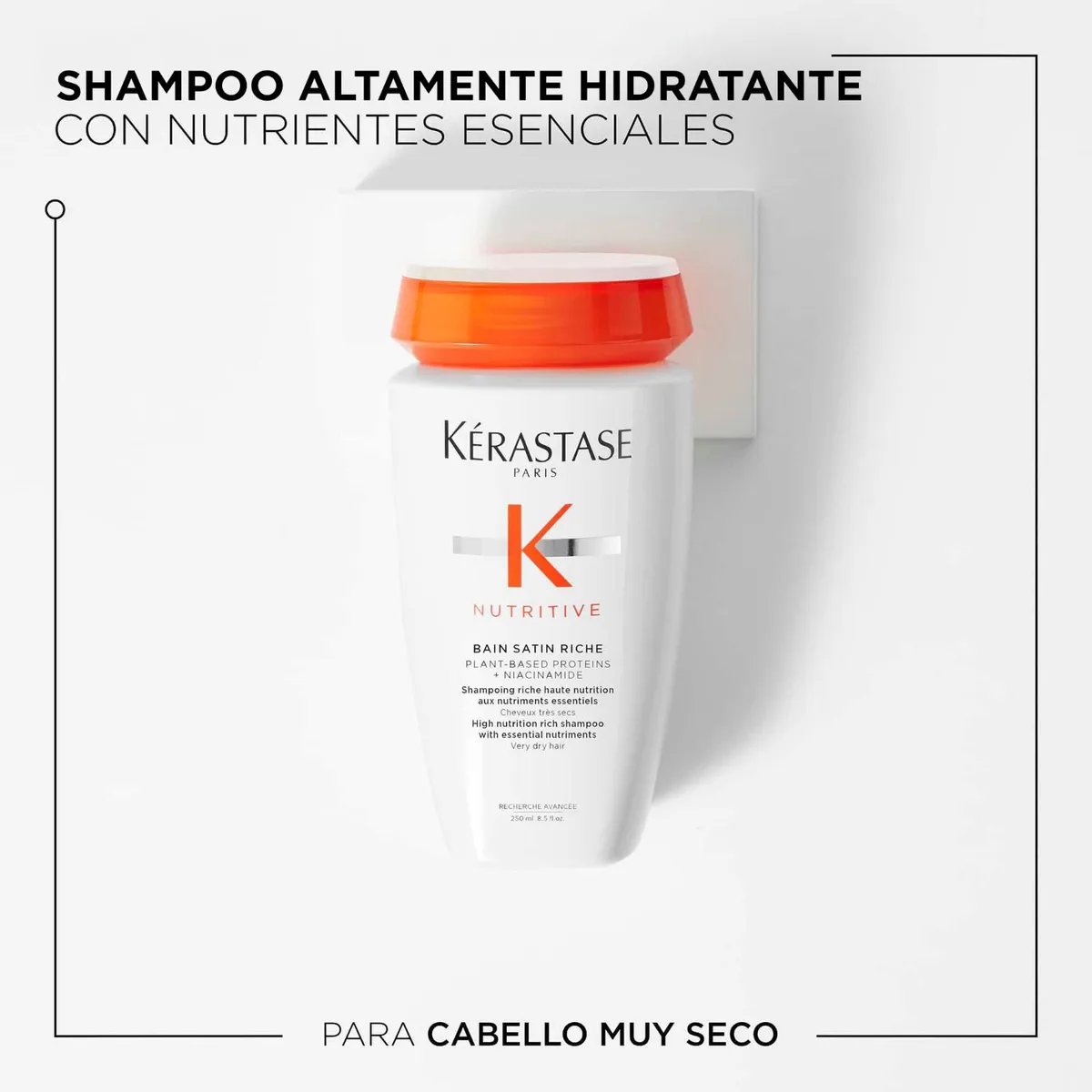 KERASTASE - Shampoo Bain Satin Riche Kérastase Nutritive Nutrición Intensa Del Cabello 250ml