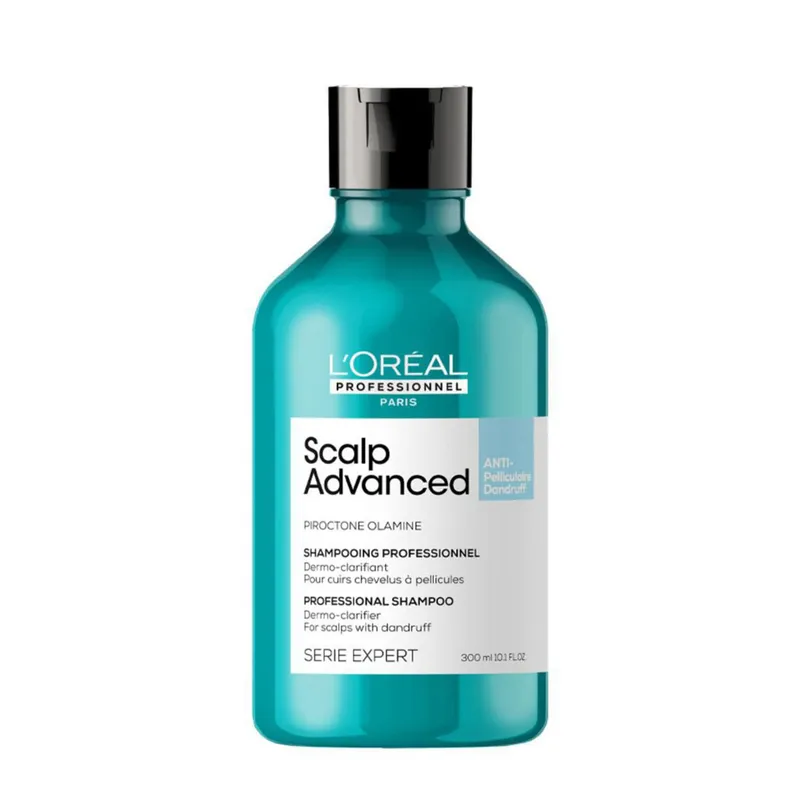 LOREAL PROFESSIONNEL - Shampoo En Crema Scalp Advanced Anti-Dandruff Dermo-Clarifier 300 Ml