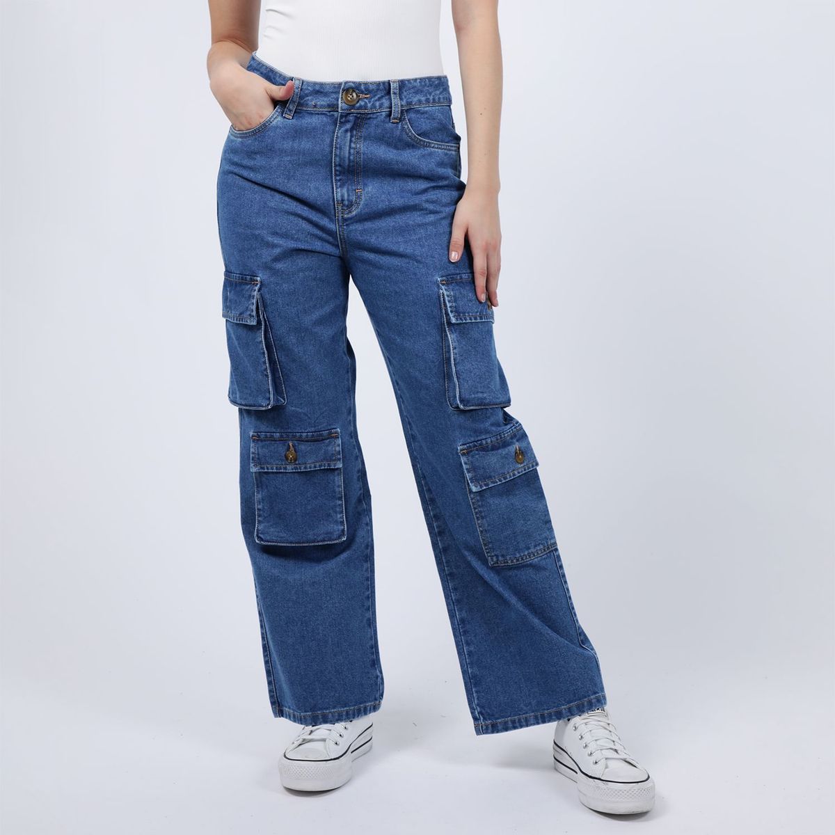 SYBILLA - Jean Cargo Mujer Sybilla