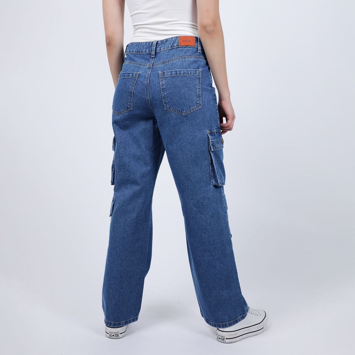 SYBILLA - Jean Cargo Mujer Sybilla