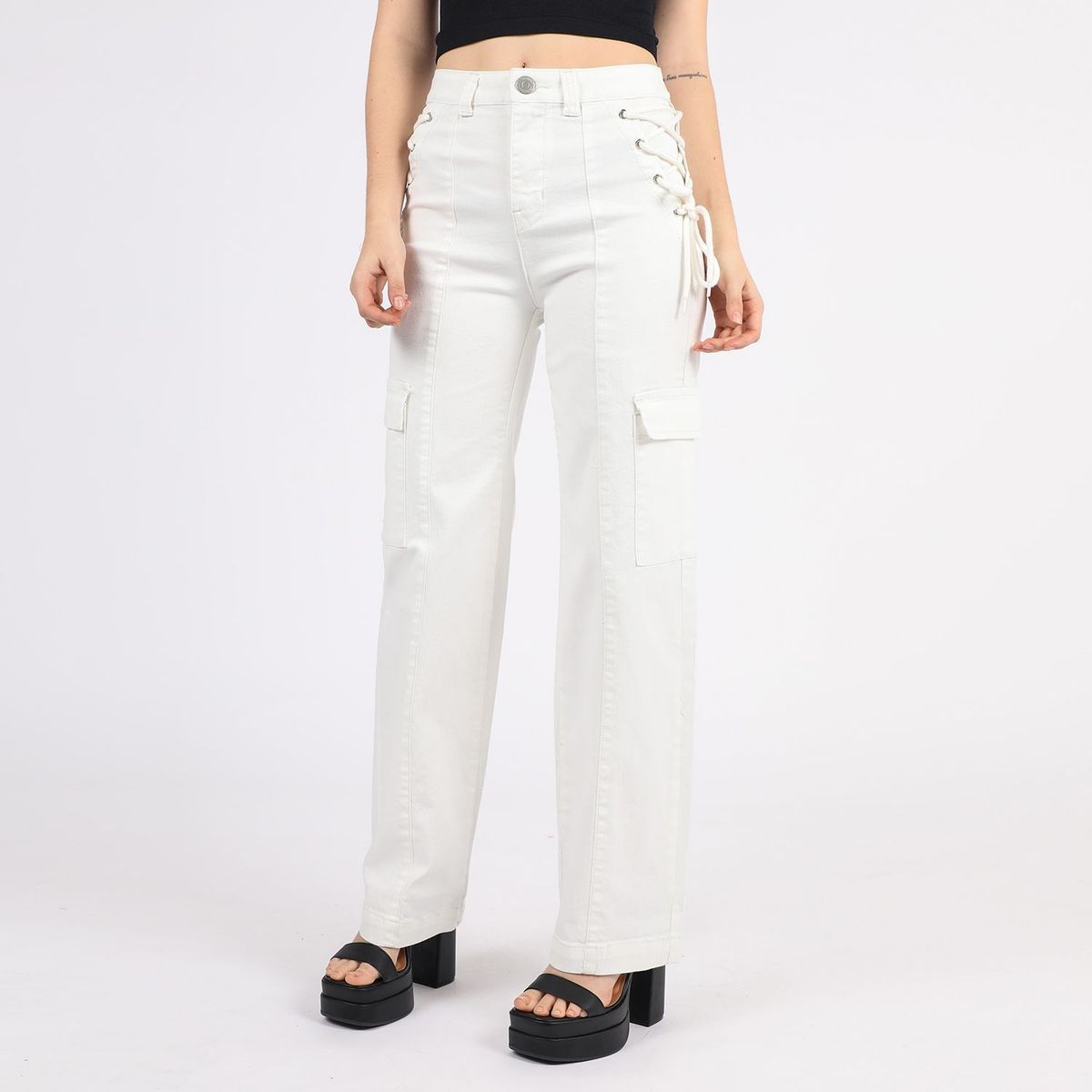 MOSSIMO - Jean Cargo Mujer Mossimo