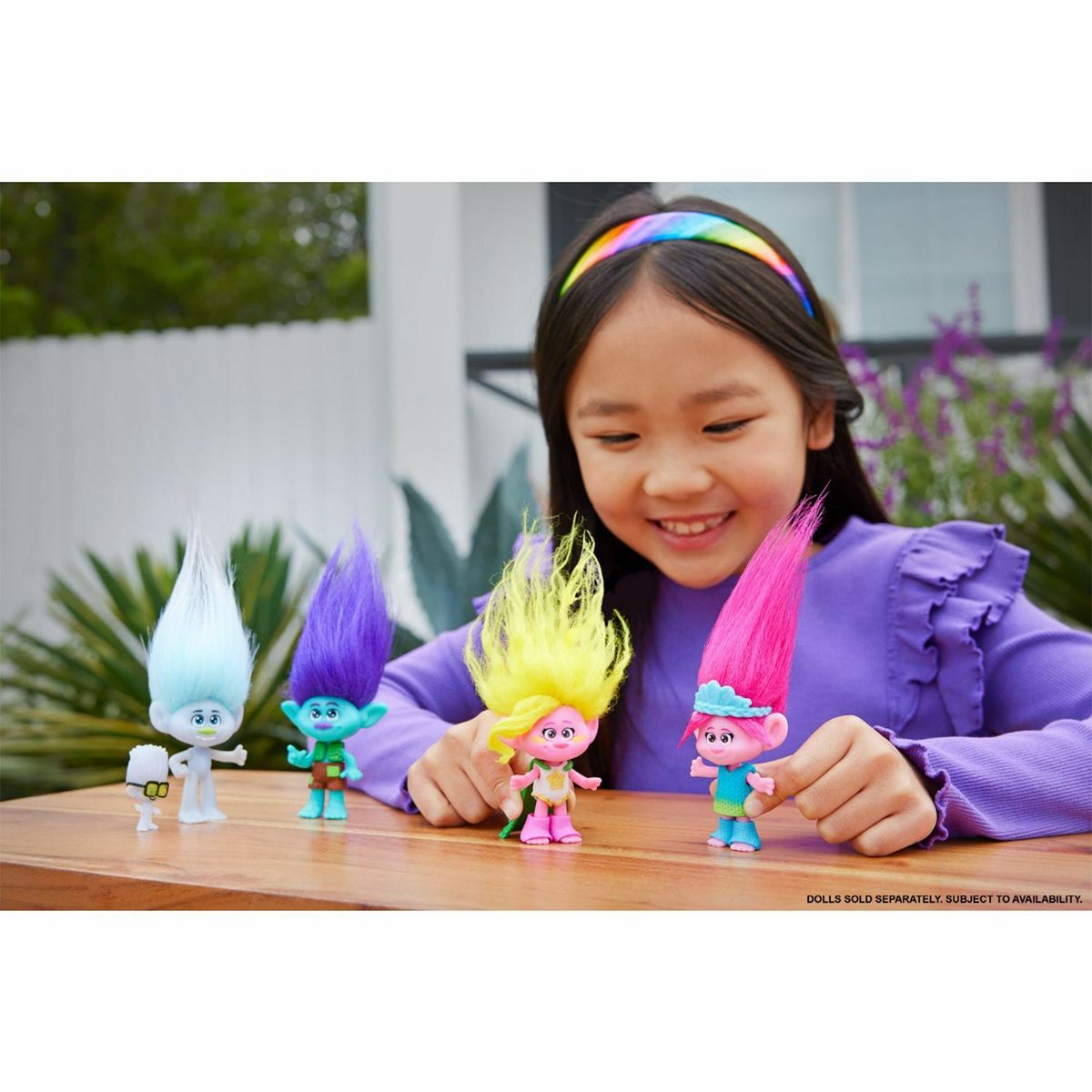 TROLLS - Muñeca Figura Mini Guy & Tiny Diamond Trolls