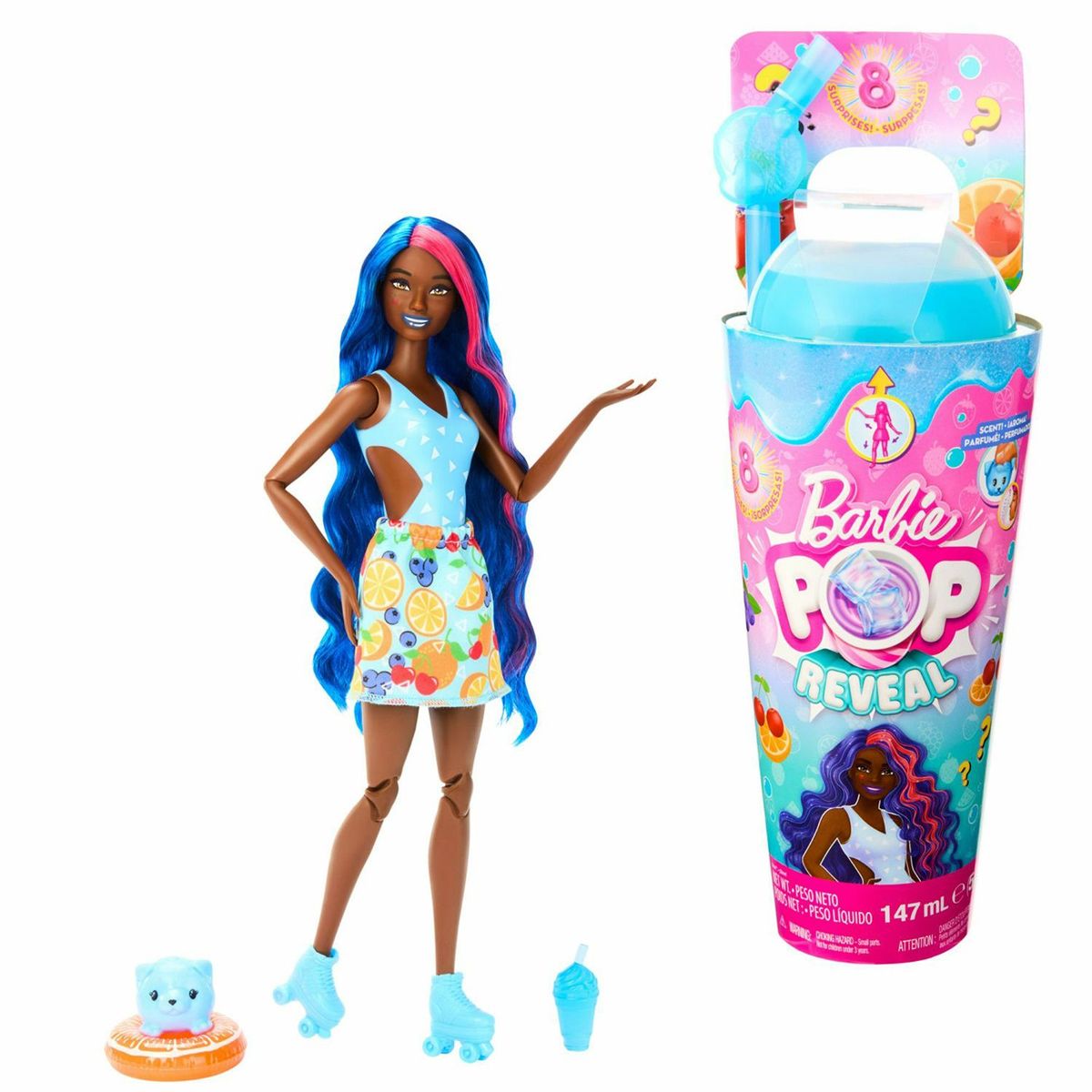 BARBIE - Muñeca Barbie Pop Reveal Serie De Frutas