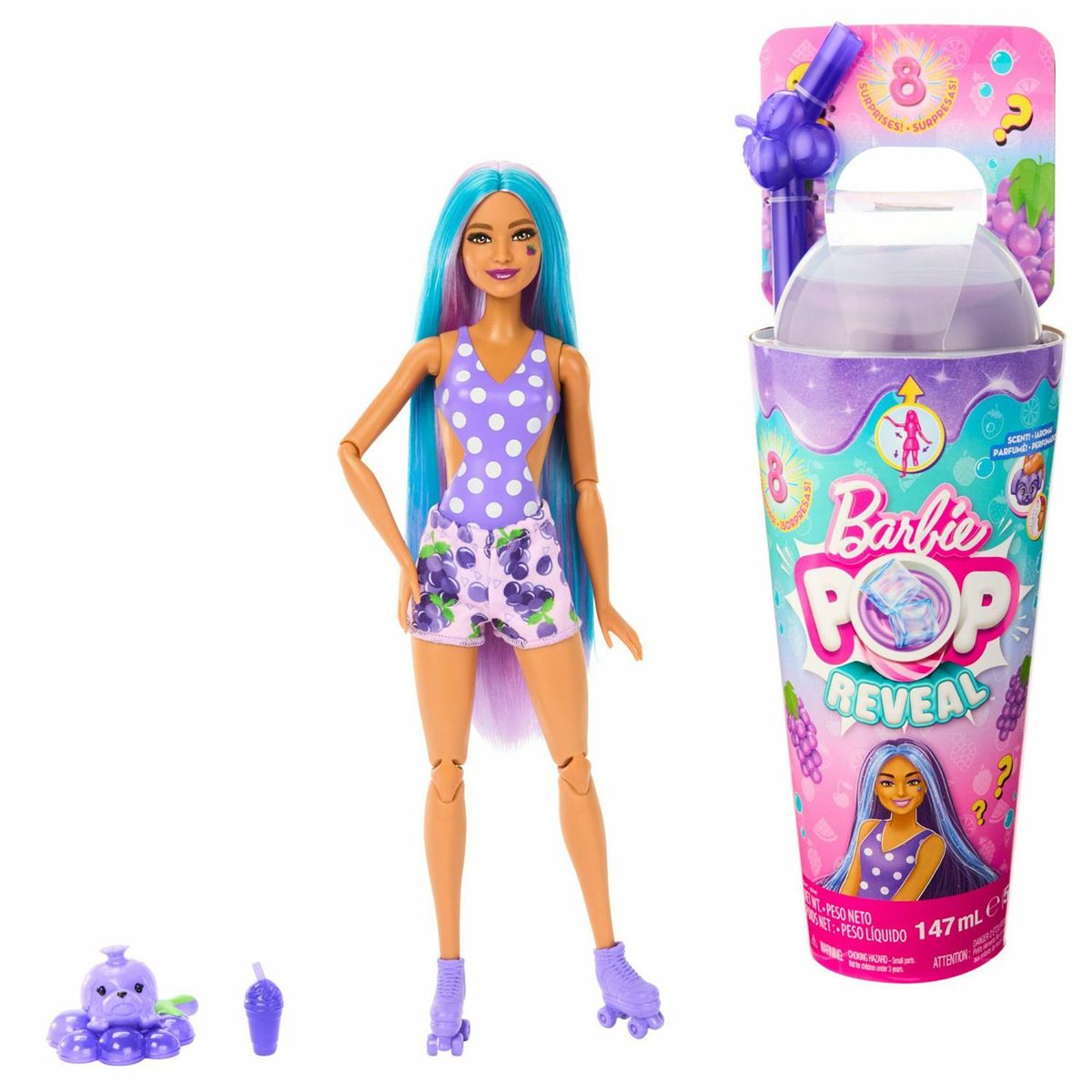 BARBIE - Muñeca Barbie Pop Reveal Serie De Frutas