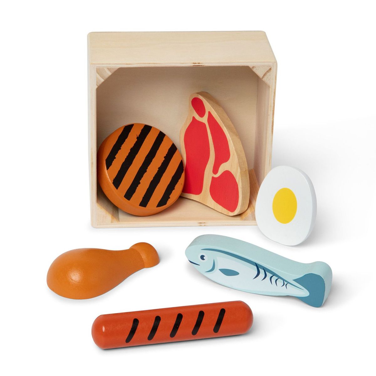MELISSA & DOUG - Set De Comida Proteínas 6 Pz