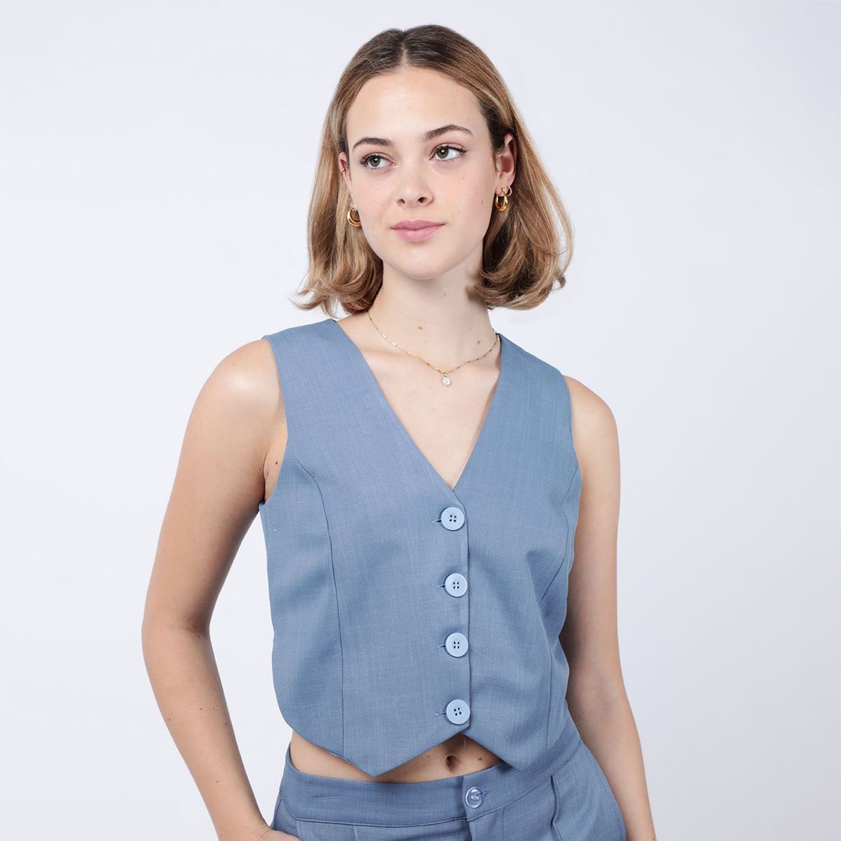 SYBILLA - Chaleco Sastrero Mujer Sybilla