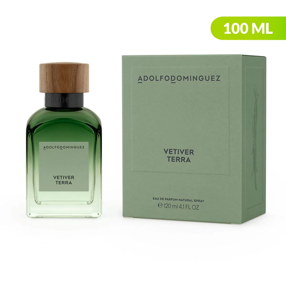 ADOLFO DOMINGUEZ - Adolfo Dominguez Vetiver Terra Edp 120ml Hombre