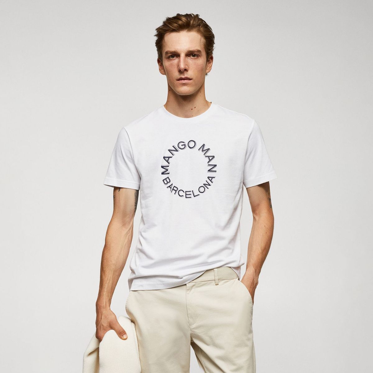 MANGO - Polo Slim Fit Hombre Mango