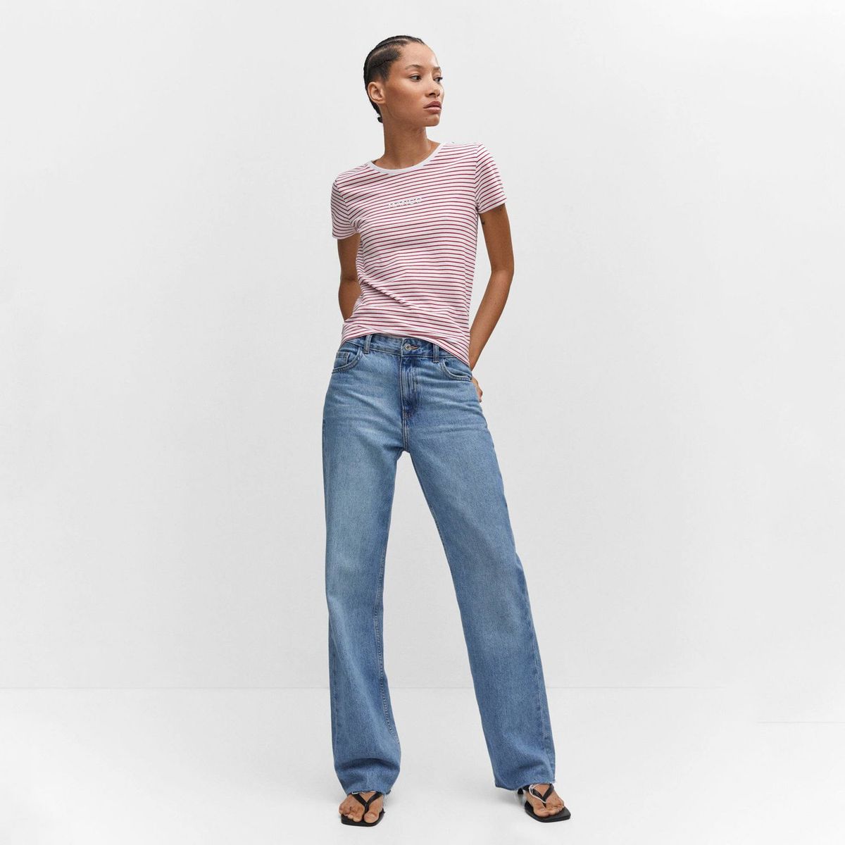 MANGO - Polo Manga Corta Algodón Mujer Mango