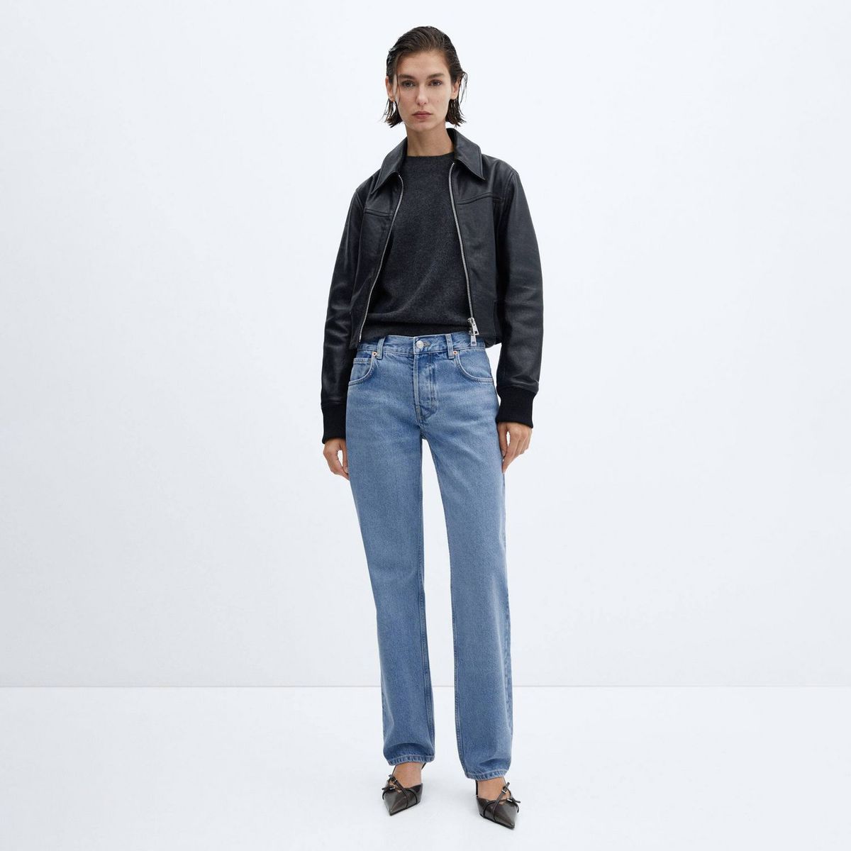 MANGO - Jean Recto Mujer Mango