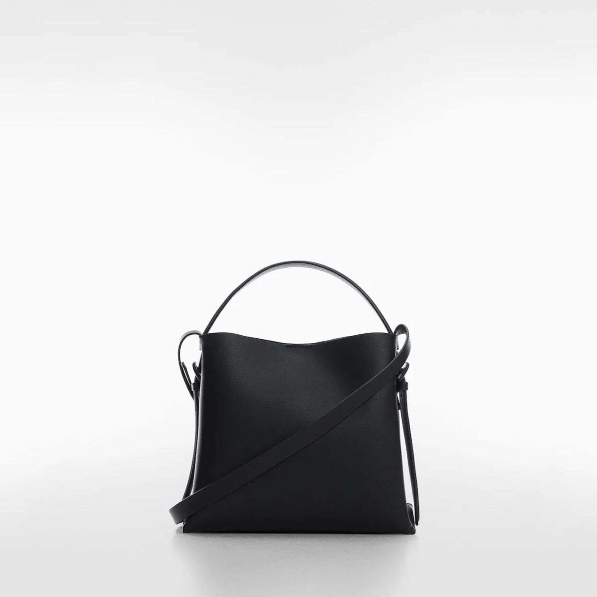 MANGO - Bolso shopper detalle hebilla