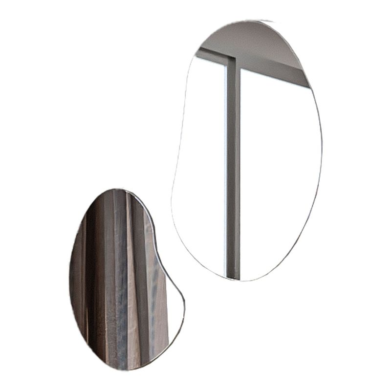 TUHOME -  Set De 2 Espejos Leo Con Forma Irregular 
