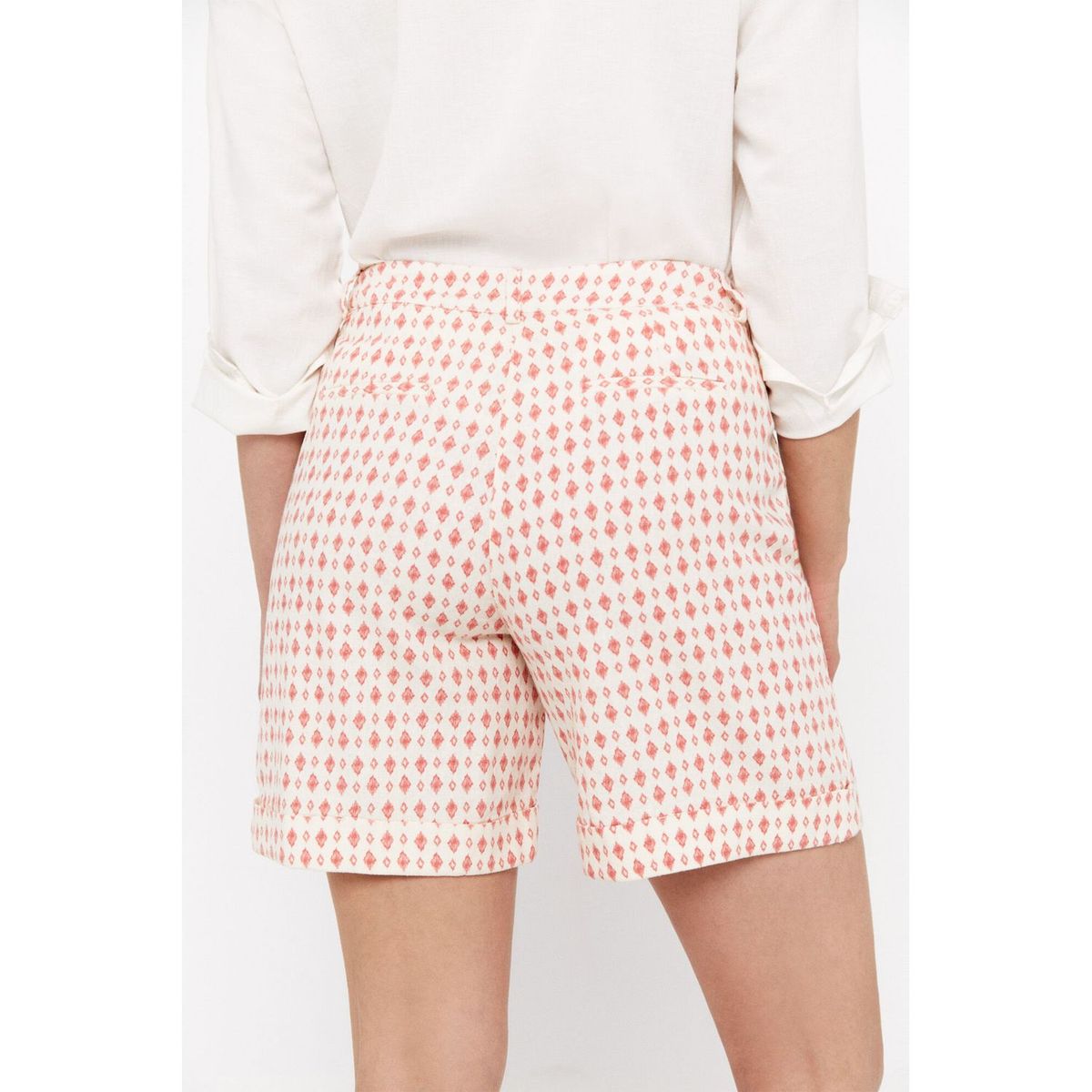 CORTEFIEL - Short Casual Lino Mujer Cortefiel