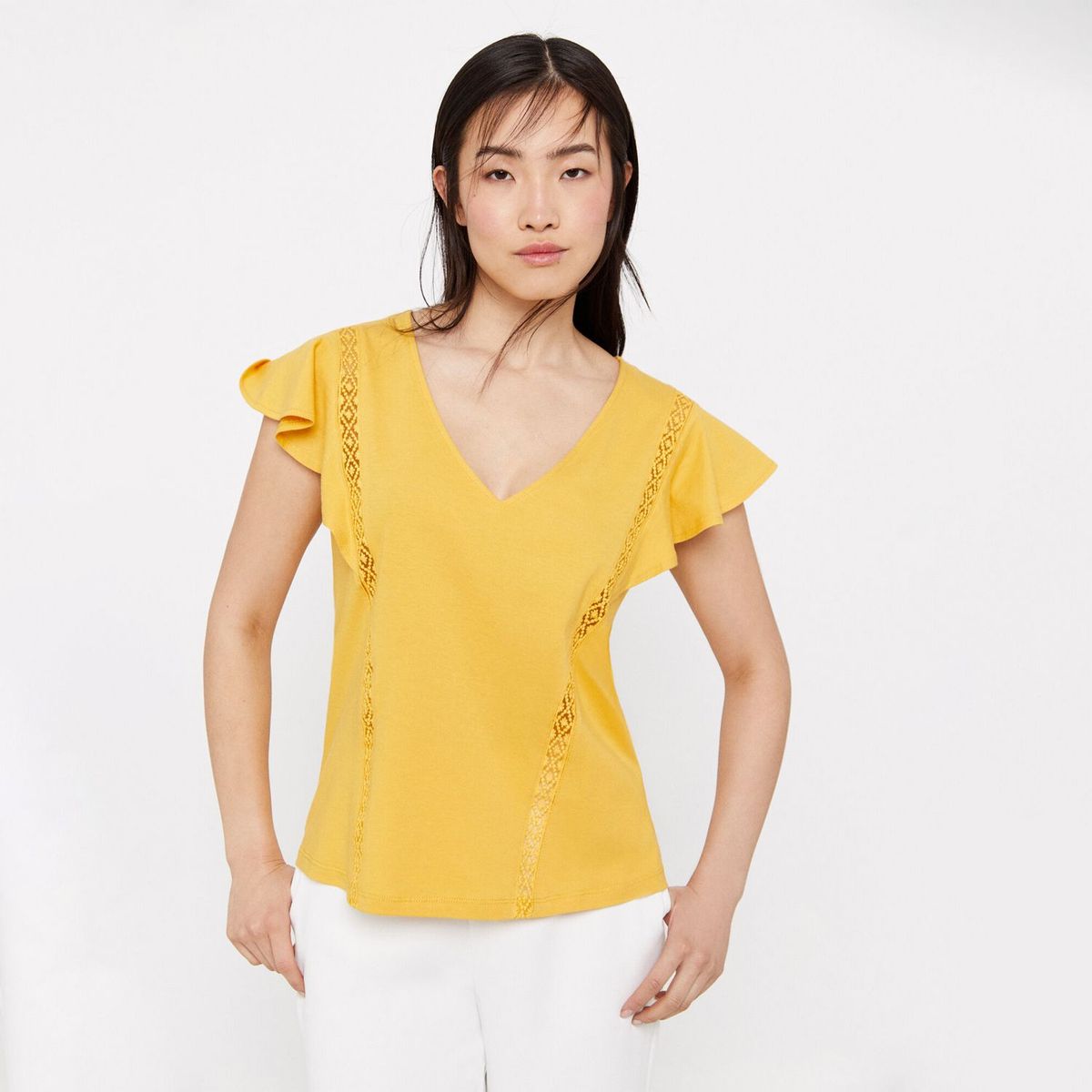 CORTEFIEL - Polo Manga Corta Mujer Cortefiel