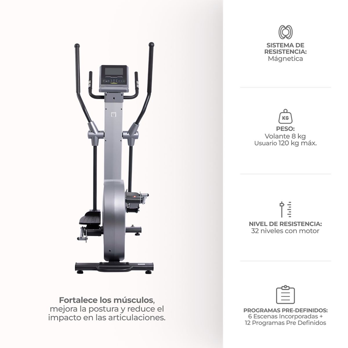 MONARK - Elíptica Prestige E6701 Monark