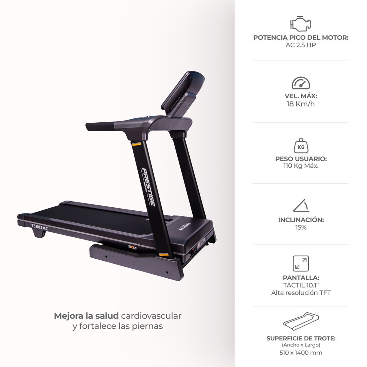 MONARK - Trotadora Monark T5802AC