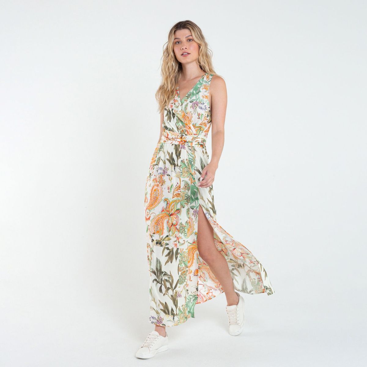 NAF NAF - Vestido Largo Mujer Naf Naf