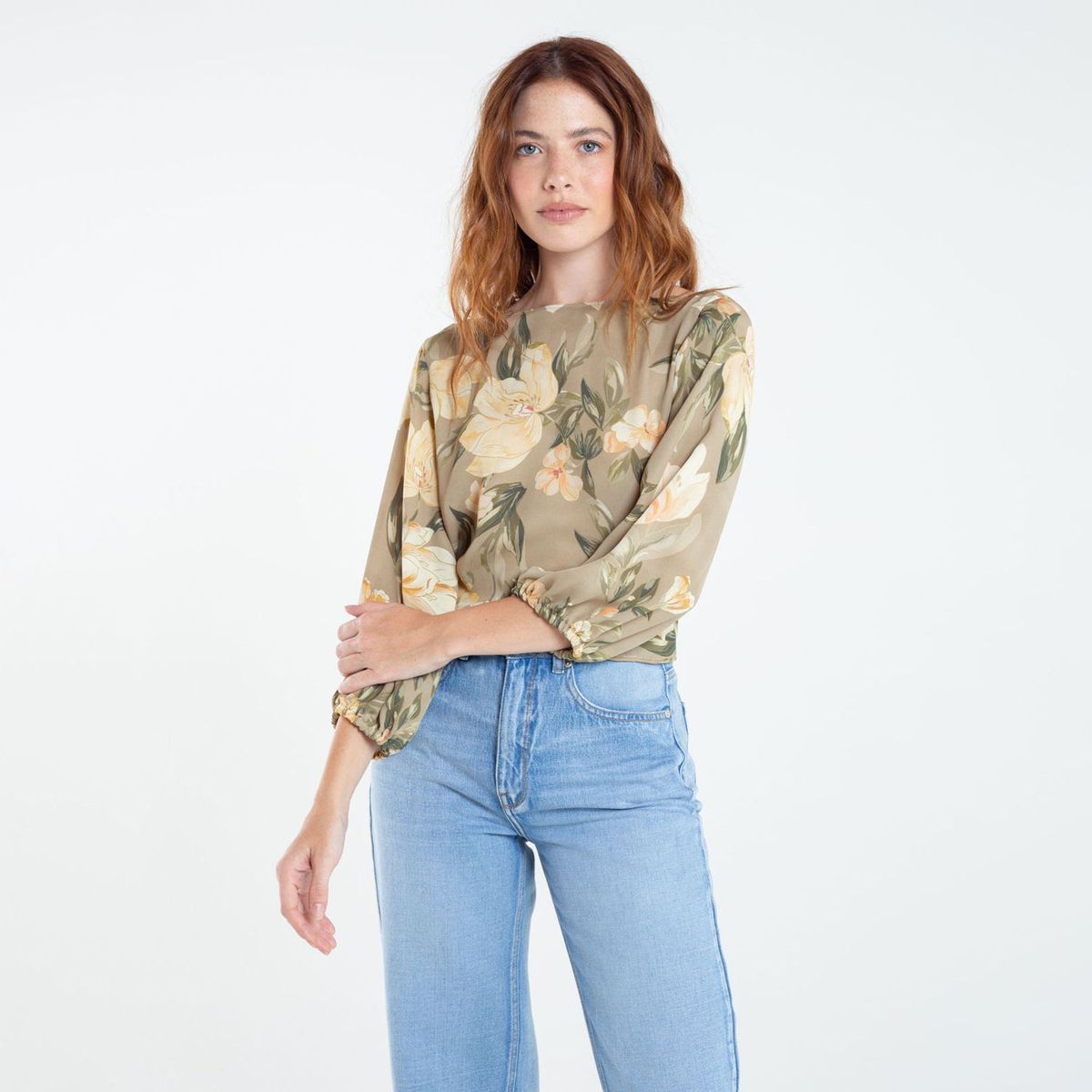 NAF NAF - Blusa Manga Larga Mujer Naf Naf
