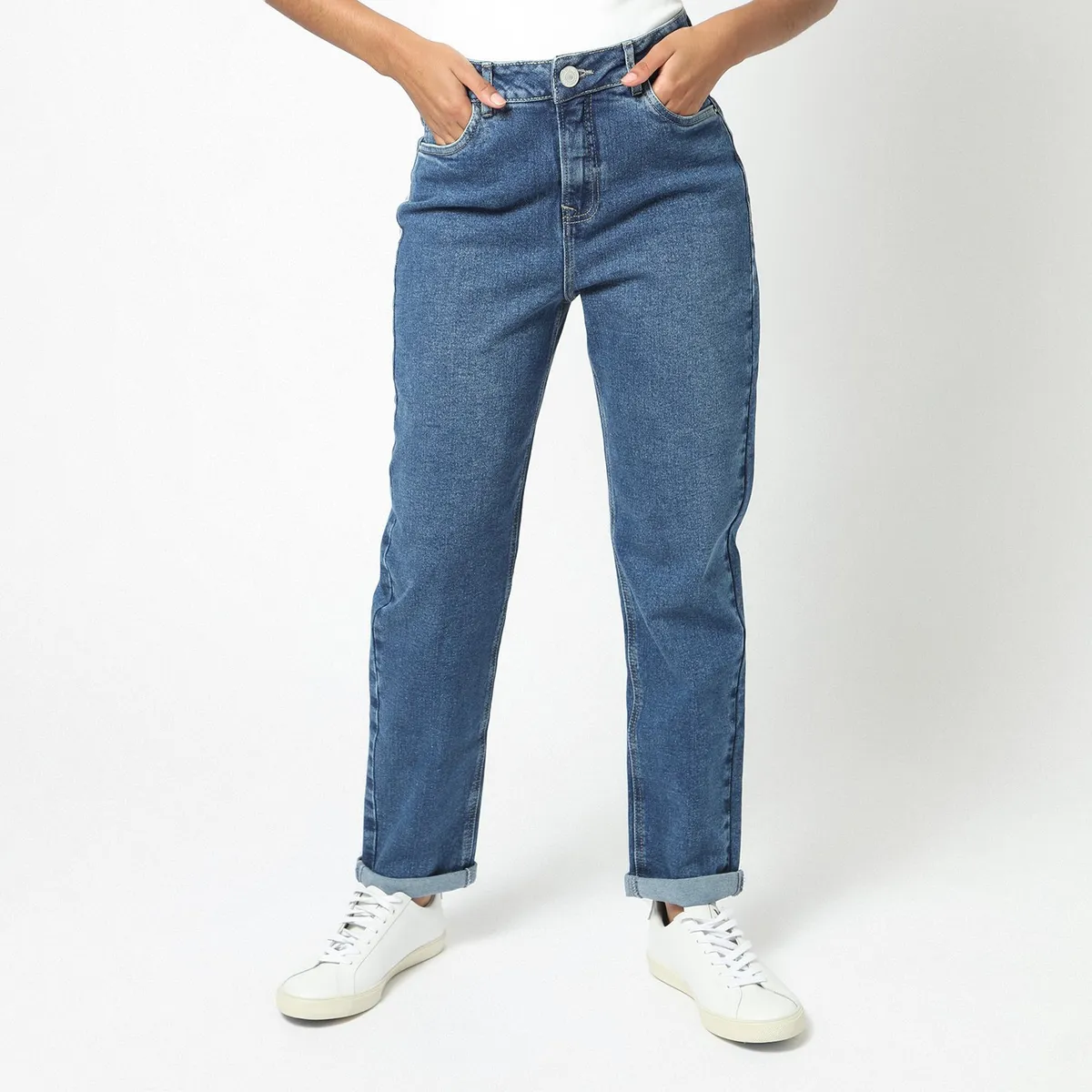 DENIMLAB - Jean Mom Tiro Alto Mujer Denimlab