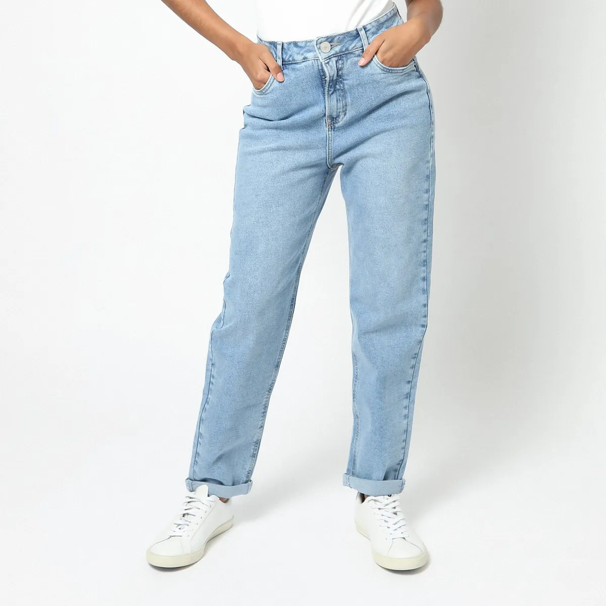 DENIMLAB - Jean Mom Tiro Alto Mujer Denimlab