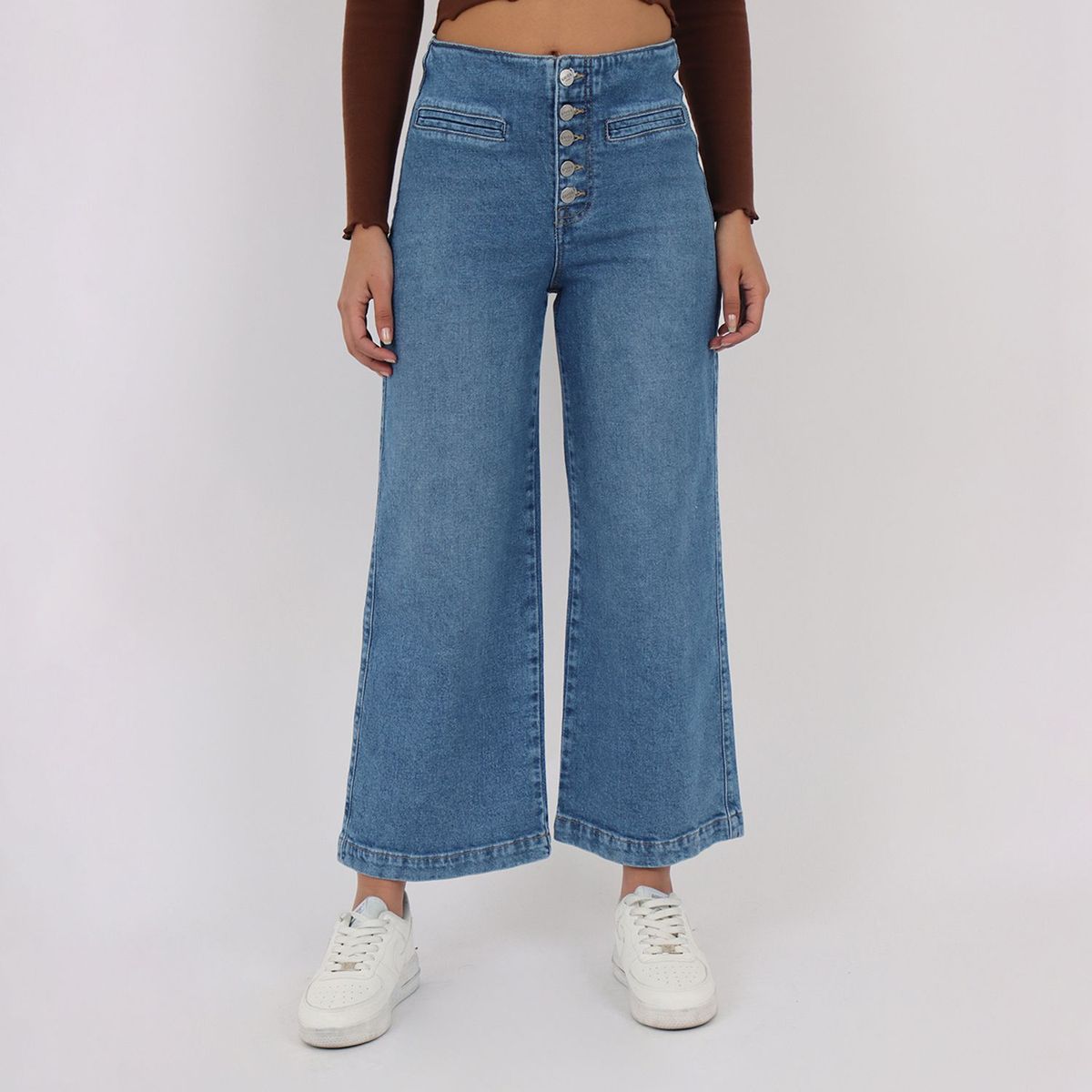 KAYRA POBLET - Jean Culotte Algodón Mujer Kayra Poblet