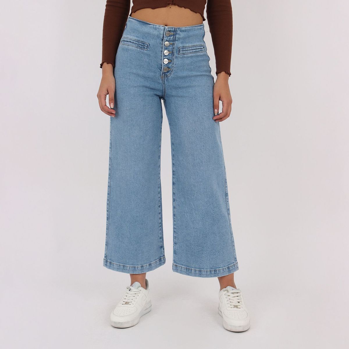 KAYRA POBLET - Jean Culotte Algodón Mujer Kayra Poblet