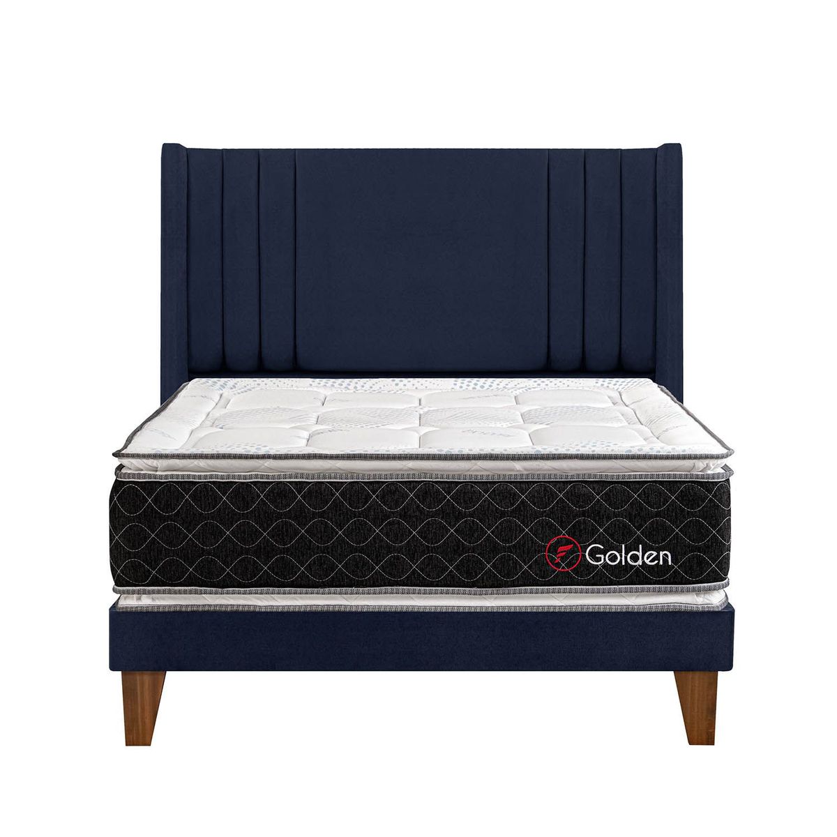 FORLI - Dormitorio Europeo Golden De Luxe Azul King