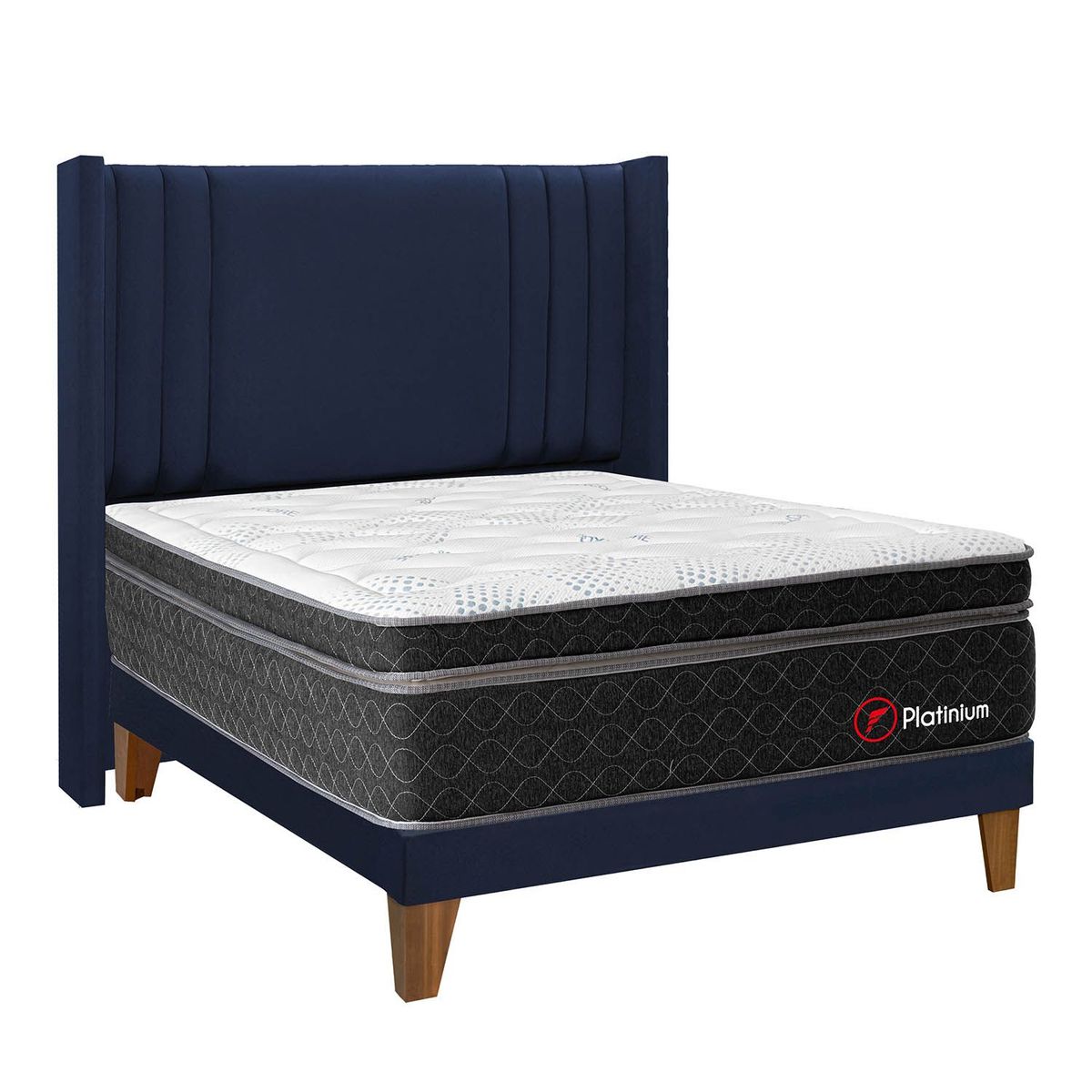 FORLI - Dormitorio Europeo Platinium De Luxe Azul 2 Plz