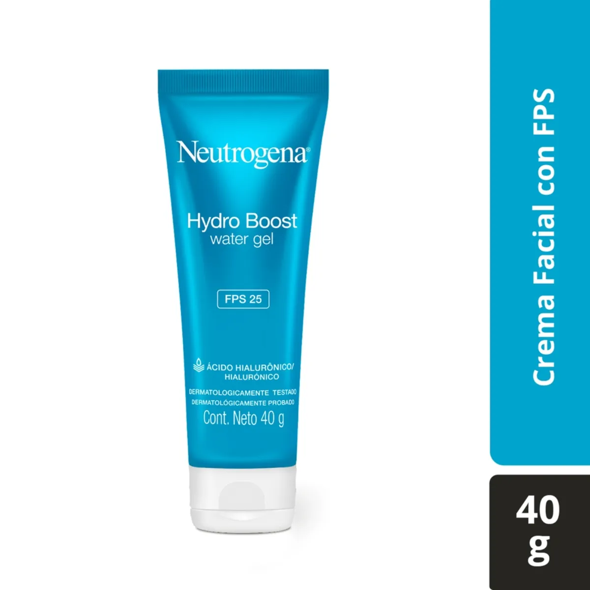 NEUTROGENA - Crema Hidratante Facial en Gel Neutrogena Hydro Boost Ácido Hialurónico FPS 25 40g