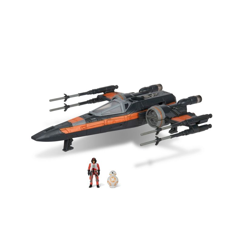 STAR WARS - Figura Star Wars con Nave Espacial 12cm