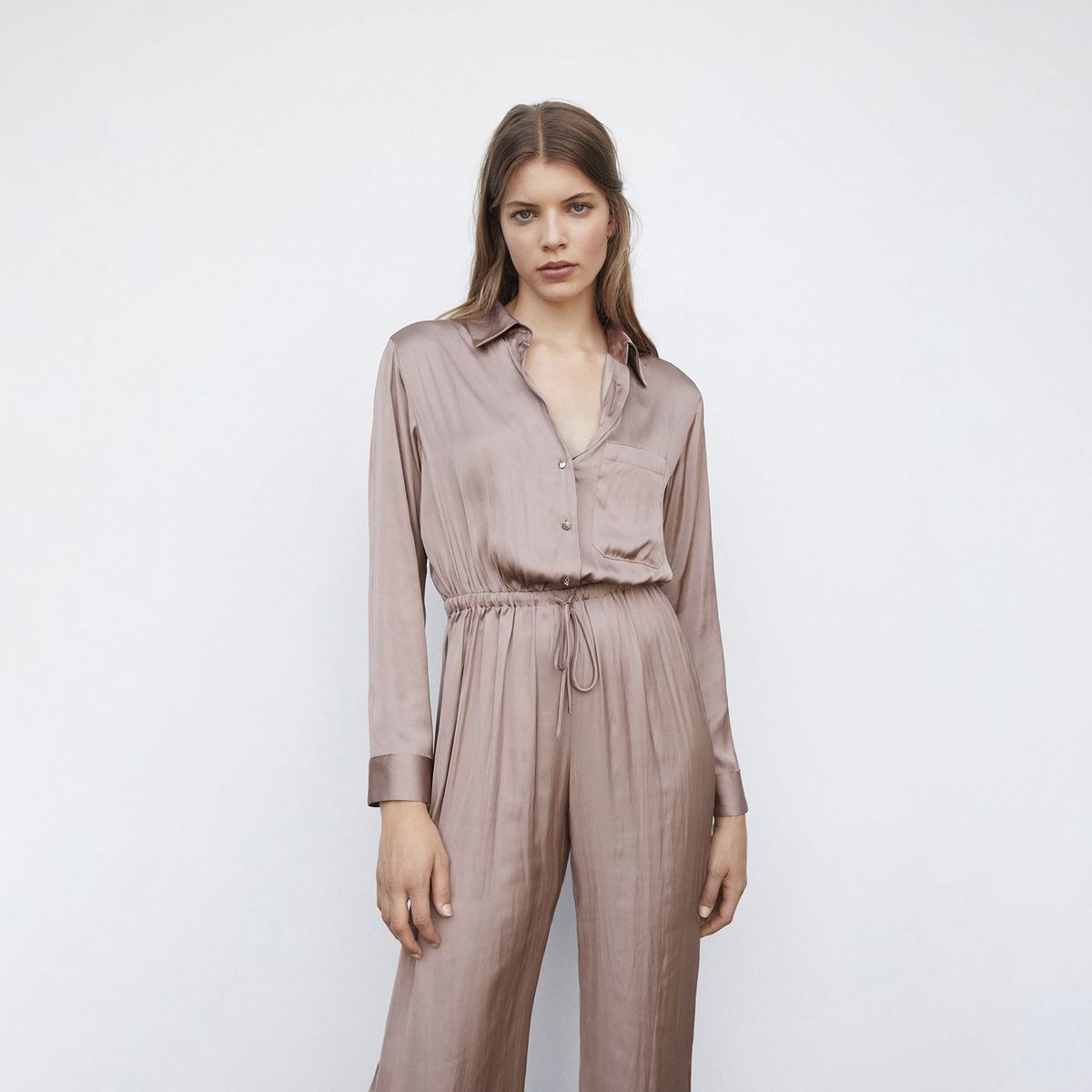 MANGO - Enterizo Casual Mujer Mango