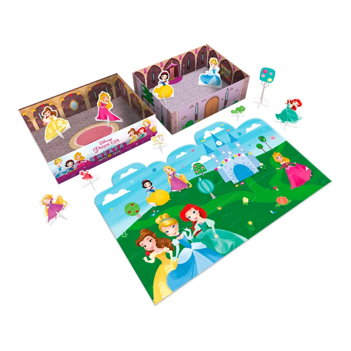 DISNEY - Rompecabezas Arma y Juega Princesas Disney