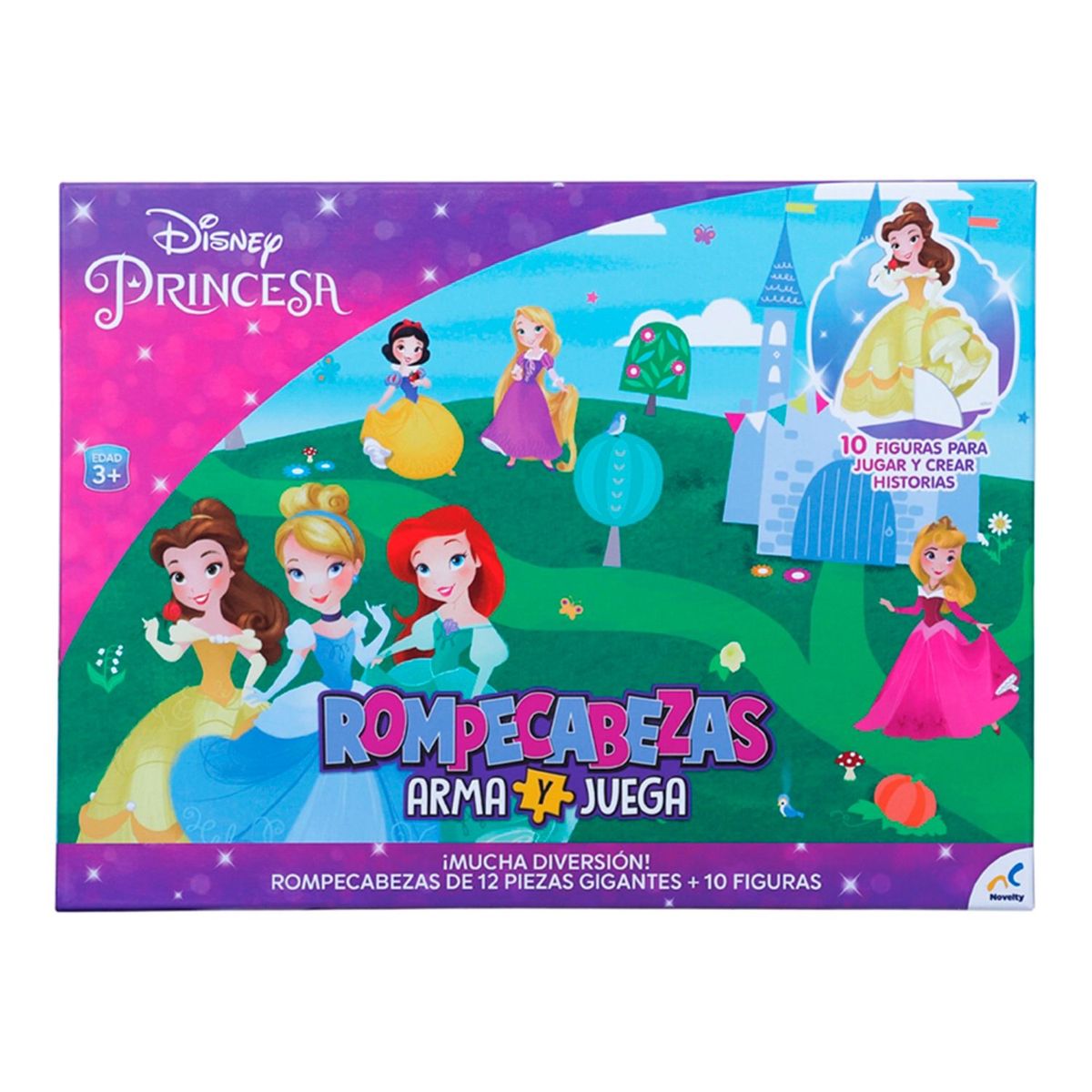 DISNEY - Rompecabezas Arma y Juega Princesas Disney