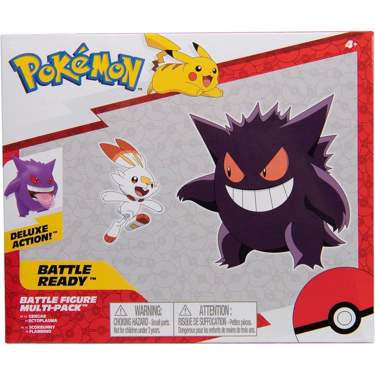 POKEMON - Pack X2 Figuras De Batalla Pokemon