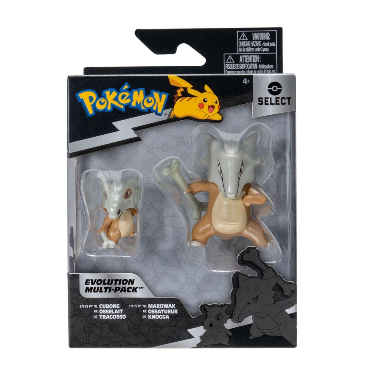 POKEMON - Pack X2 Figuras De Batalla Pokemon Cubone Y Maro