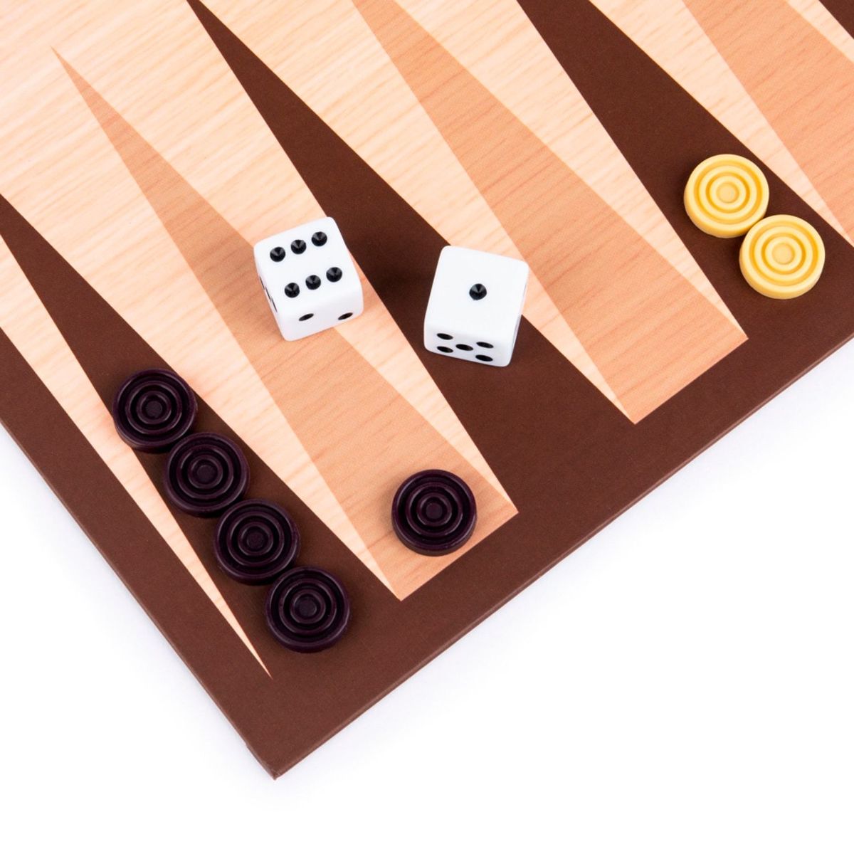 SPIN MASTER GAMES - Juego de Mesa Backgammon Games