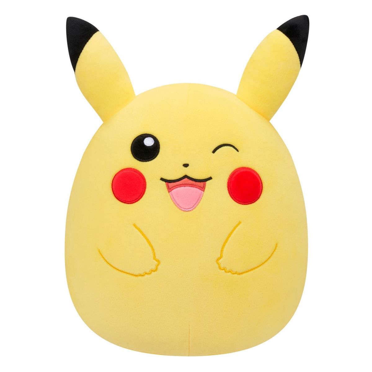 SQUISHMALLOWS - Peluche Pokemon Squishmallows 25cm Pikachu Guiño