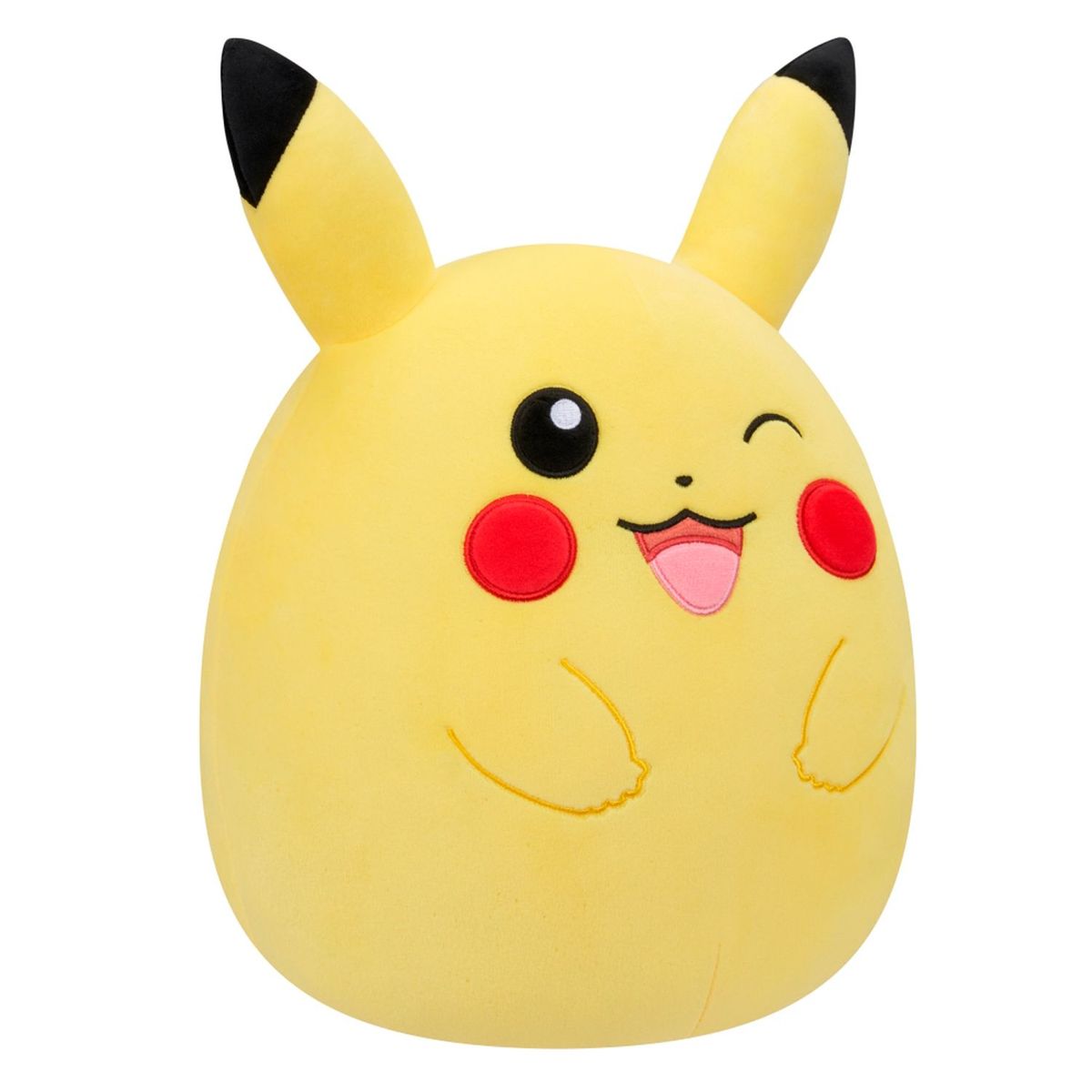 SQUISHMALLOWS - Peluche Pokemon Squishmallows 25cm Pikachu Guiño