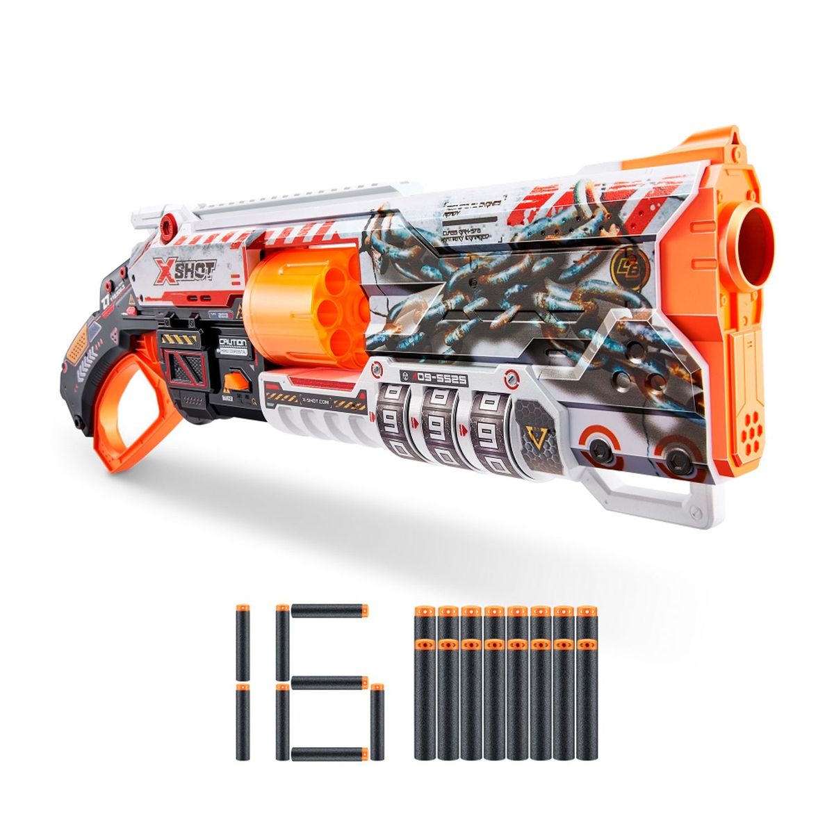 X-SHOT - Lanzador De Dardos Seguridad Skins