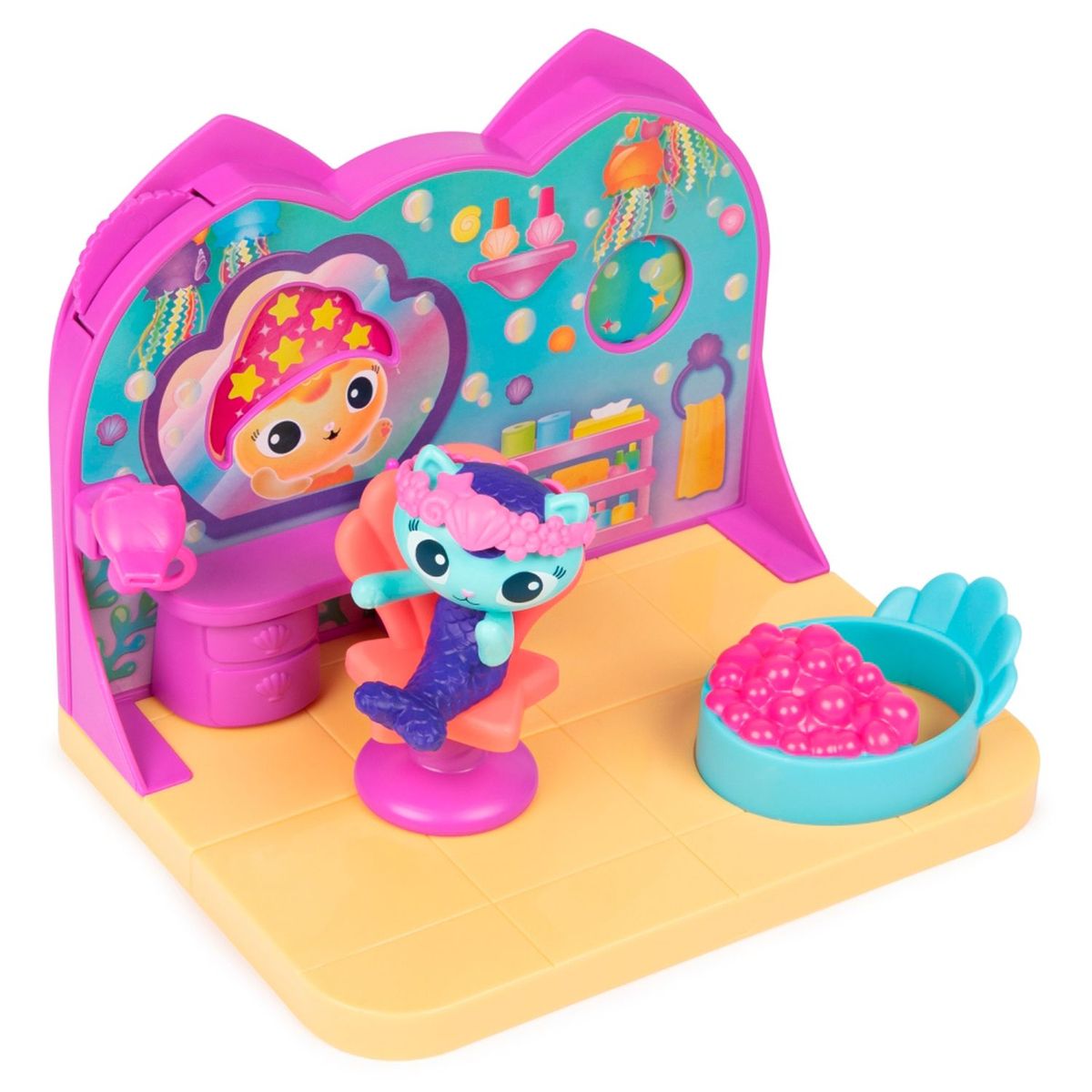 LA CASA DE GABBY - Set De Lujo Cuarto De Spa Gatirena Gabbys Dollhouse