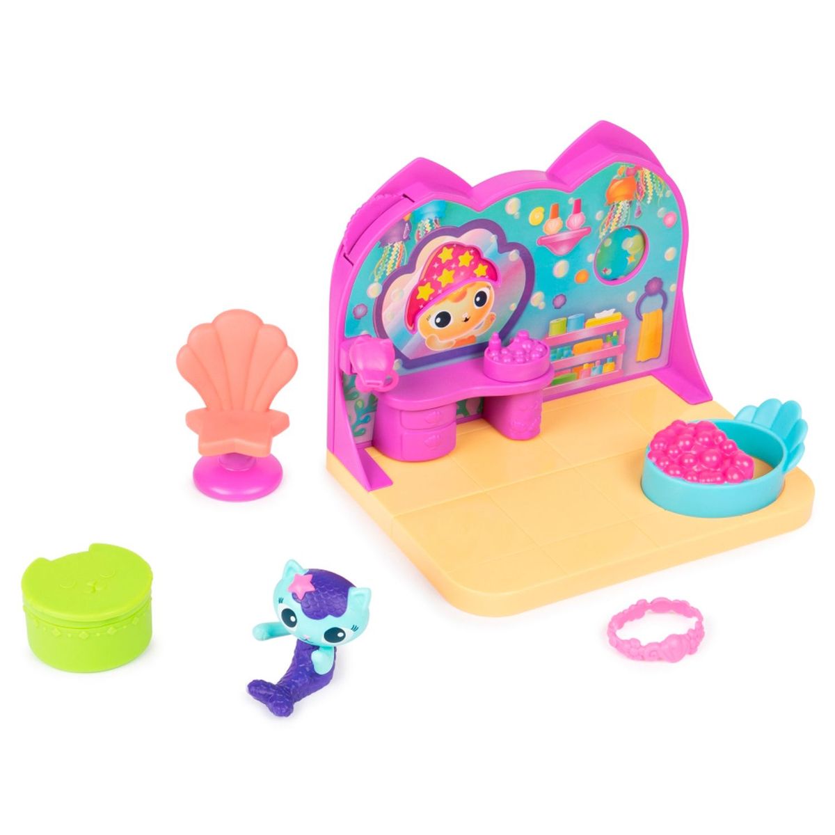 LA CASA DE GABBY - Set De Lujo Cuarto De Spa Gatirena Gabbys Dollhouse