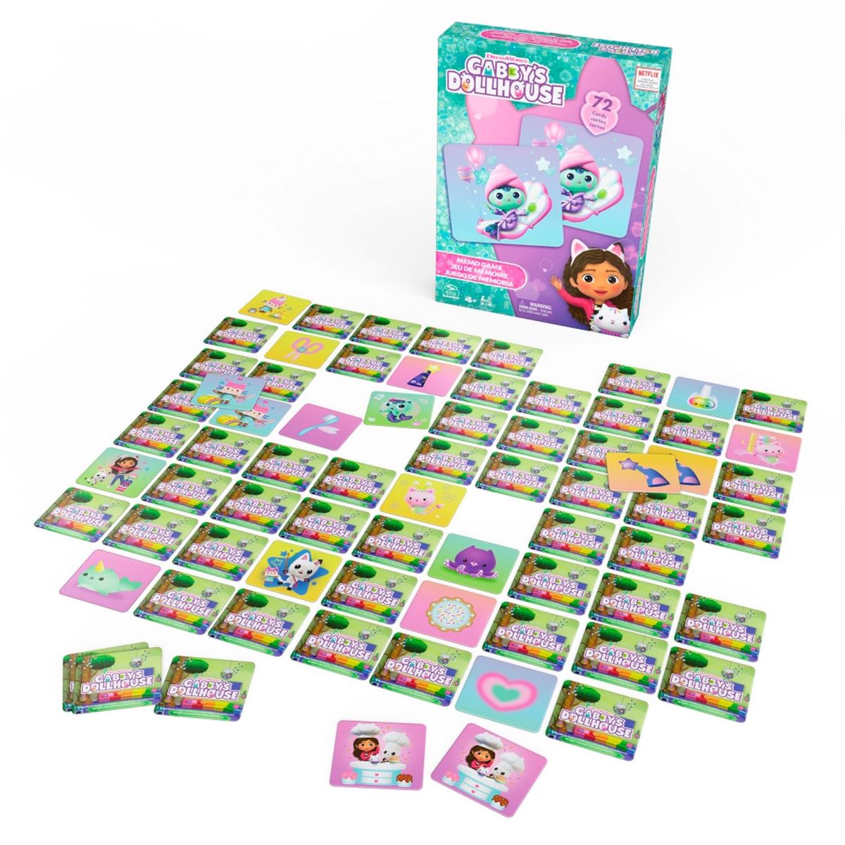 LA CASA DE GABBY - Juego De Memoria La Casa De Gabby Gabbys Dollhouse