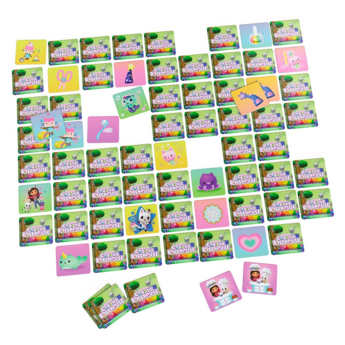 LA CASA DE GABBY - Juego De Memoria La Casa De Gabby Gabbys Dollhouse