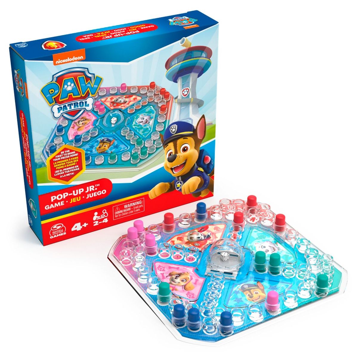 PAW PATROL - Juego de Mesa Ludo JR Paw Patrol