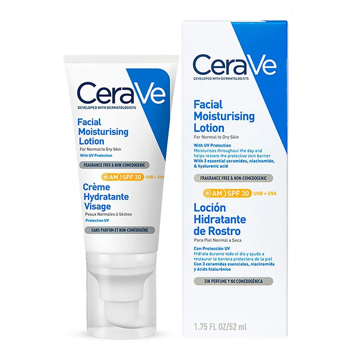 CERAVE - Crema Hidratante Facial SPF 30 AM Facial Moisturizing Lotion 52ml