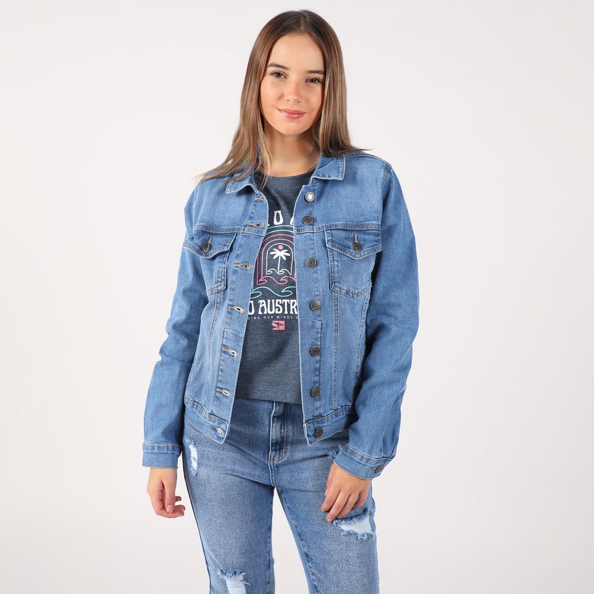 DOO AUSTRALIA - Casaca De Jean Mujer Doo Australia