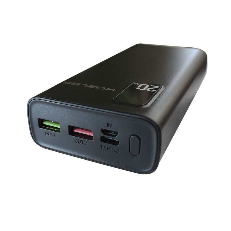 KUZLER - Batería Externa 20,000mAh powerbank slim 22W