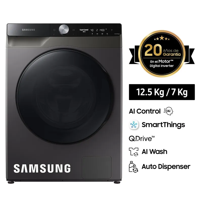 SAMSUNG - Lavaseca AI Control con AutoDispenser 12.5kg / 7kg