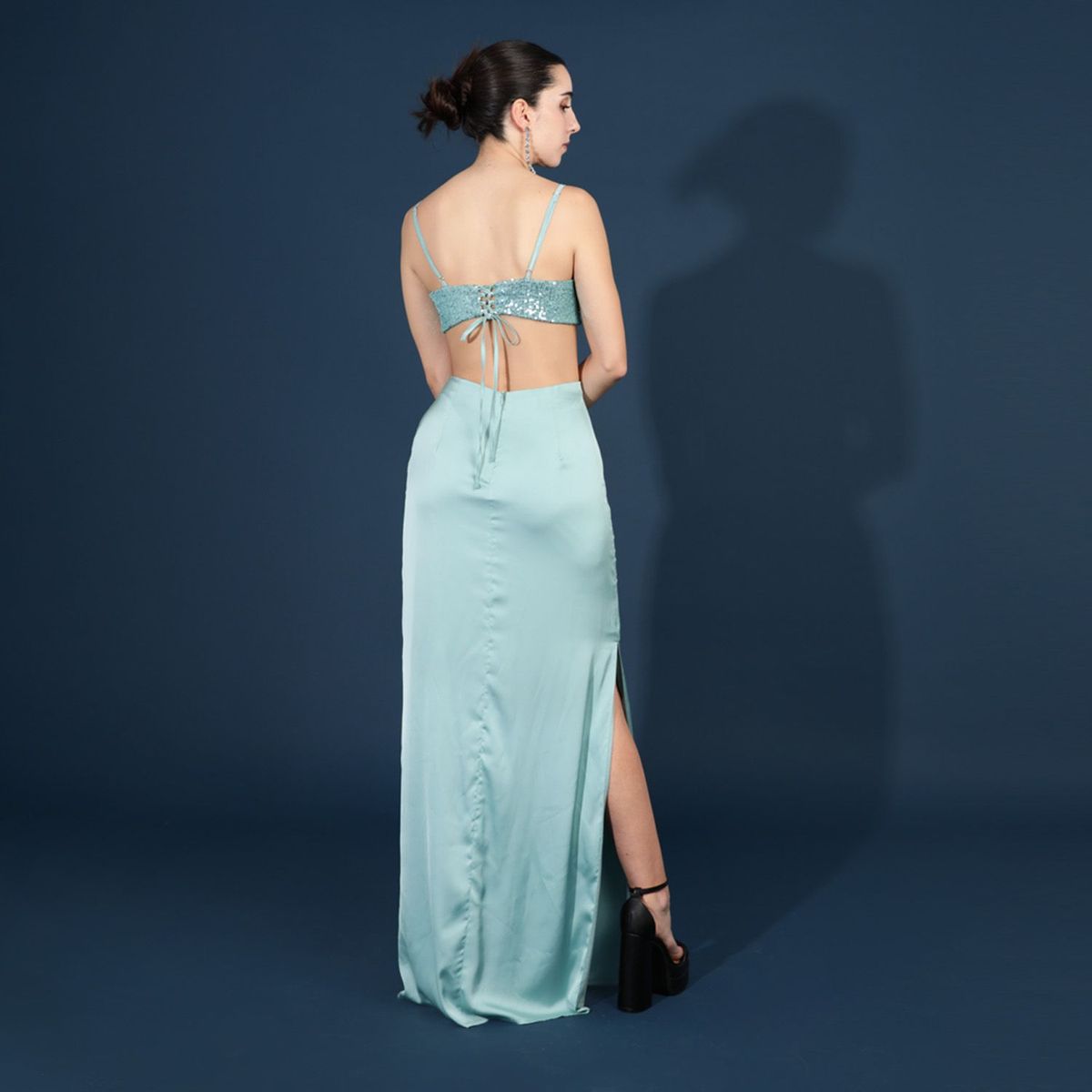 SYBILLA - Vestido Largo Mujer Sybilla Night X Nia Ruiz