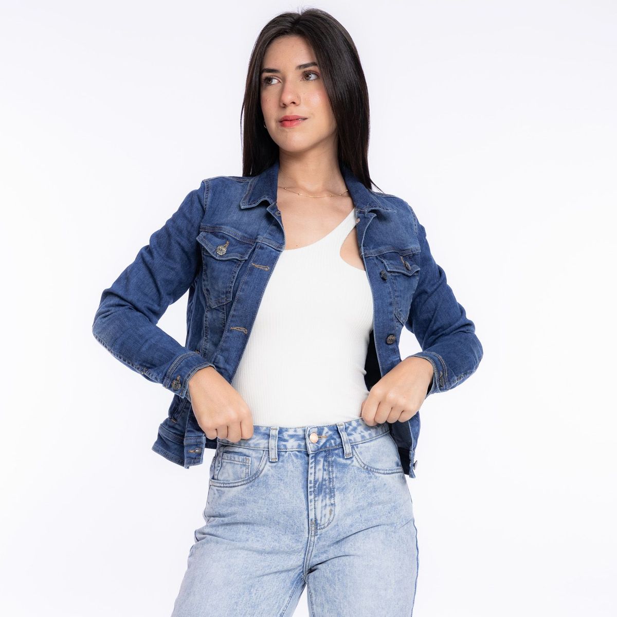 JAROLA - Casaca Jean Mujer Jarola